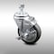 Service Caster 4 Inch SS Thermoplastic Rubber Swivel 1/2 Inch Threaded Stem Caster with Brake SCC SCC-SSTS20S414-TPRB-TLB-121315 - alternate 1